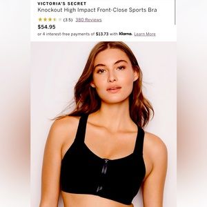 VICTORIA'S SECRET
Knockout High Impact Front-Close Sports Bra